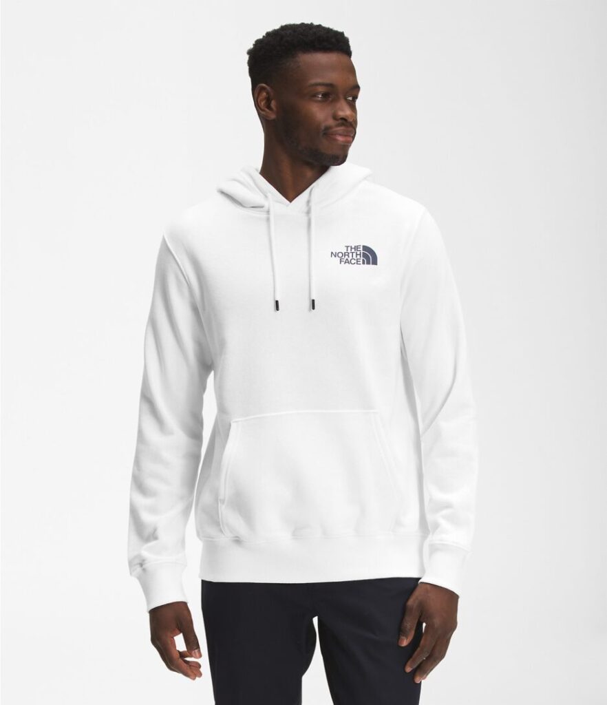 New white men north face hoodie