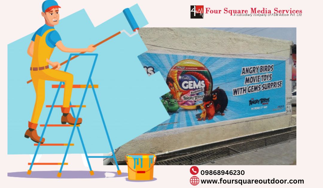 Wall painting advertising