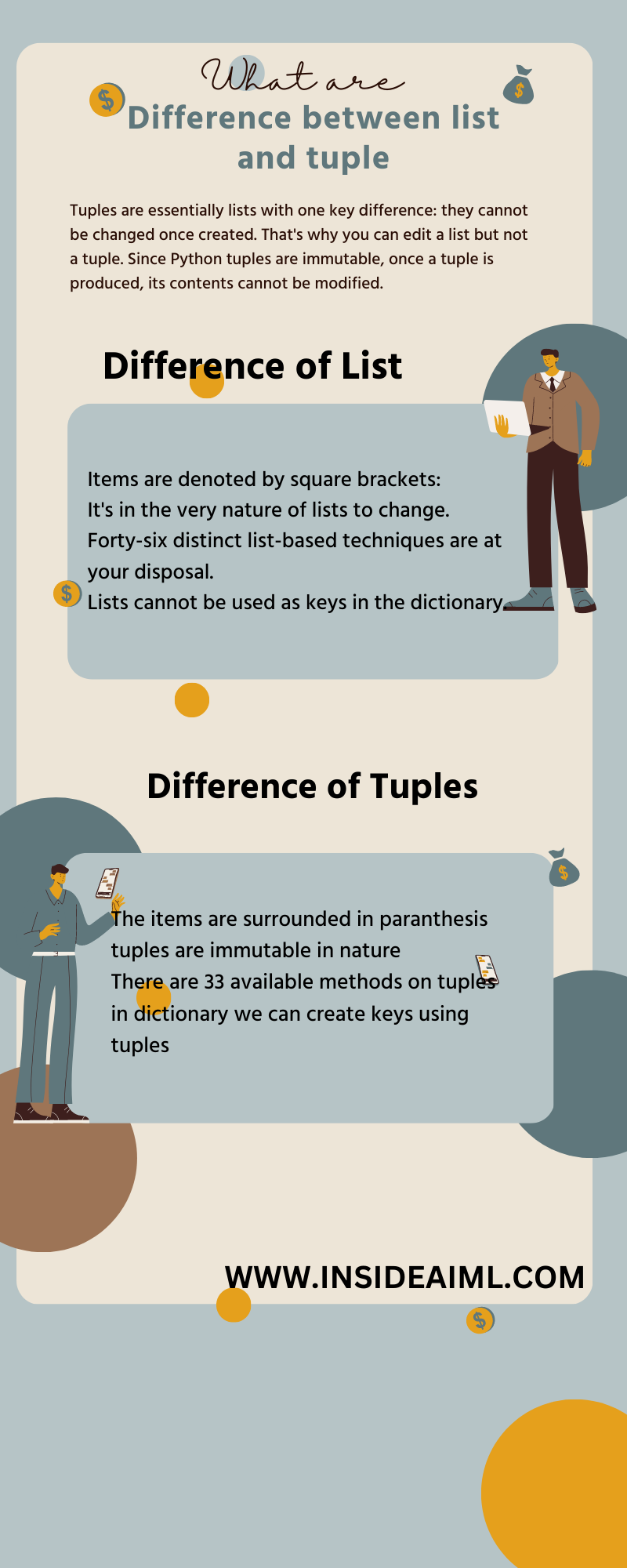difference between list and tuple