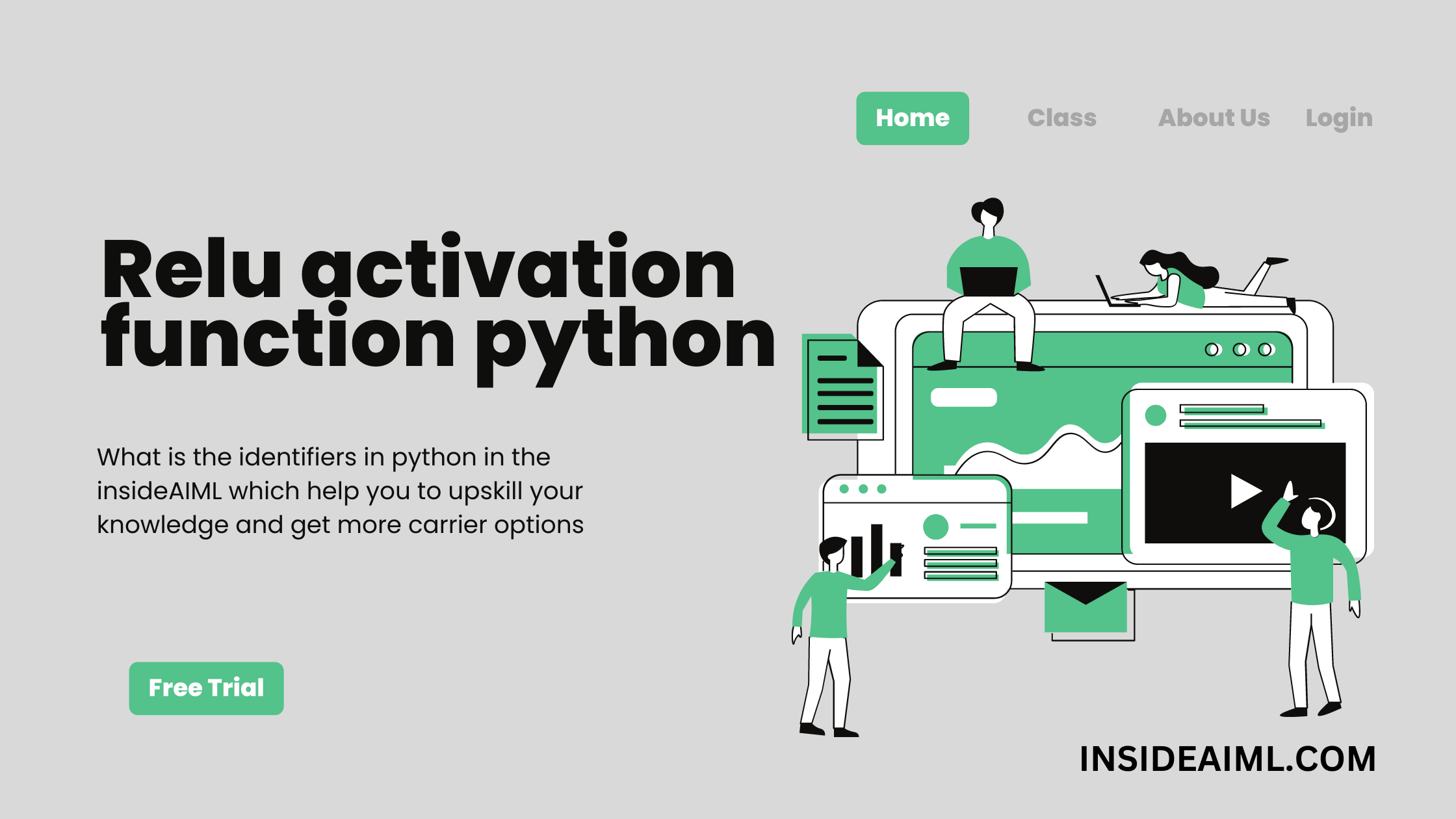 relu activation function python